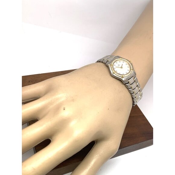 Ebel Women's Watch Swiss Quartz Diamond Mother of Pearl Dial Two Tone 18k Steel - Picture 5 of 14